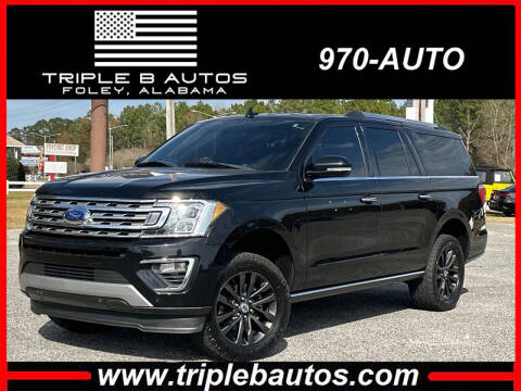 2019 Ford Expedition MAX for sale at Triple B Autos in Foley AL