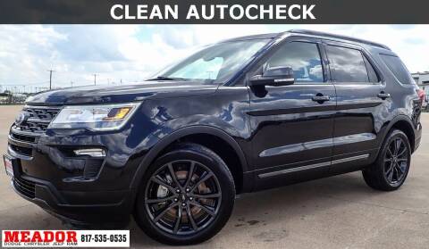 2019 Ford Explorer for sale at Meador Dodge Chrysler Jeep RAM in Fort Worth TX