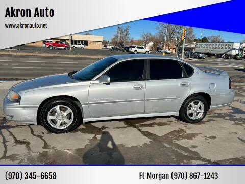 2004 Chevrolet Impala for sale at Akron Auto - Fort Morgan in Fort Morgan CO