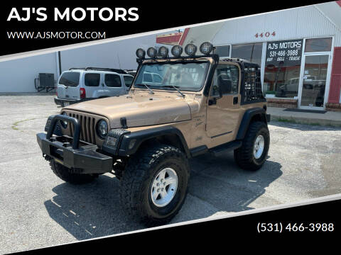 1999 Jeep Wrangler for sale at AJ'S MOTORS in Omaha NE