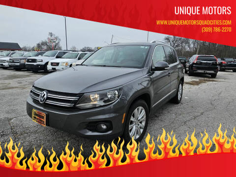 2014 Volkswagen Tiguan for sale at Unique Motors in Rock Island IL