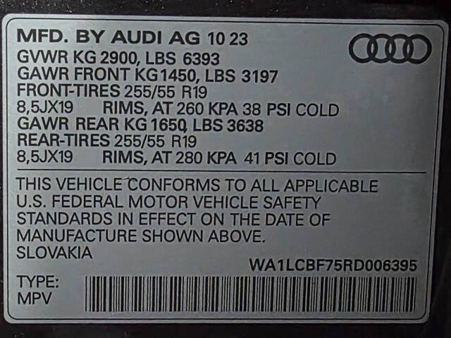 2024 Audi Q7 quattro Premium Plus 45 TFSI