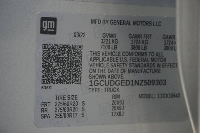 2022 Chevrolet Silverado 1500