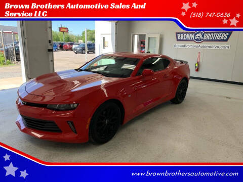 2018 Chevrolet Camaro for sale at Brown Brothers Automotive Sales And Service LLC in Hudson Falls NY