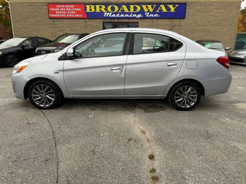 2017 Mitsubishi Mirage G4 for sale at Broadway Motoring Inc. in Ayer MA