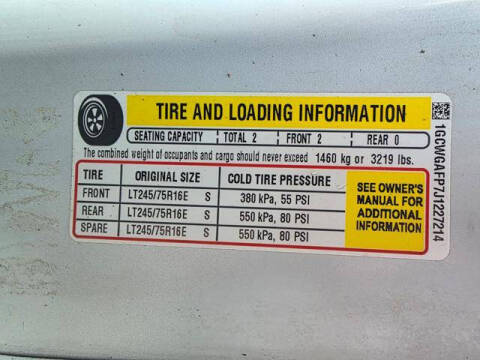 2018 Chevrolet Express 2500