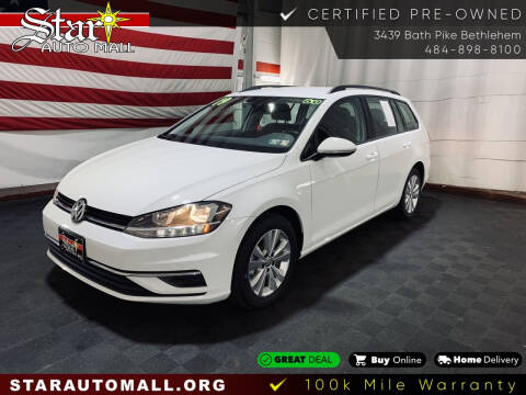 2019 Volkswagen Golf SportWagen for sale at STAR AUTO MALL 512 in Bethlehem PA