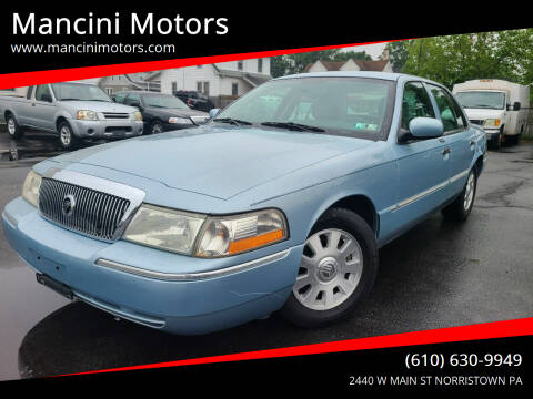2004 Mercury Grand Marquis for sale at Mancini Motors in Norristown PA