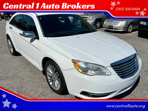2012 Chrysler 200 for sale at Central 1 Auto Brokers in Virginia Beach VA