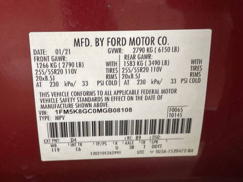 2021 Ford Explorer ST