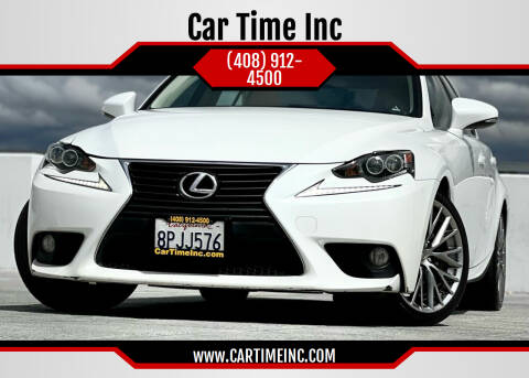 2014 Lexus IS 250 for sale at Car Time Inc in San Jose CA