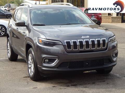 2021 Jeep Cherokee for sale at RAVMOTORS 2 in Crystal MN