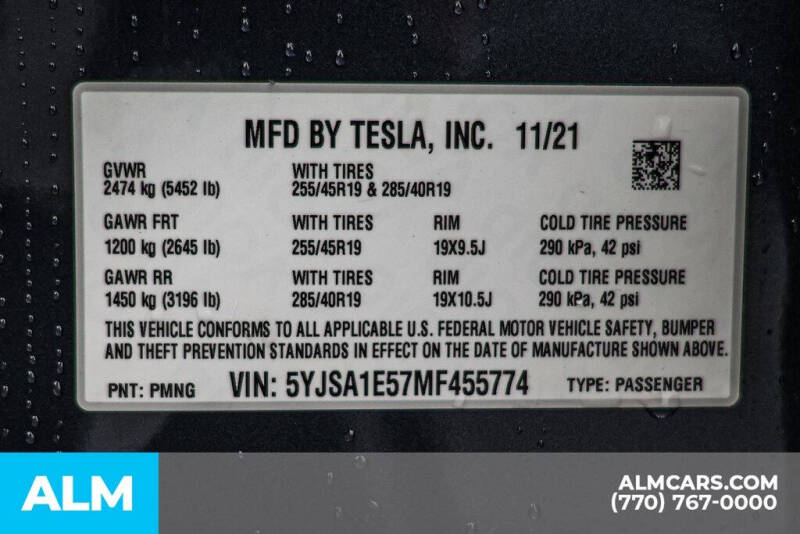 2021 Tesla Model S Long Range