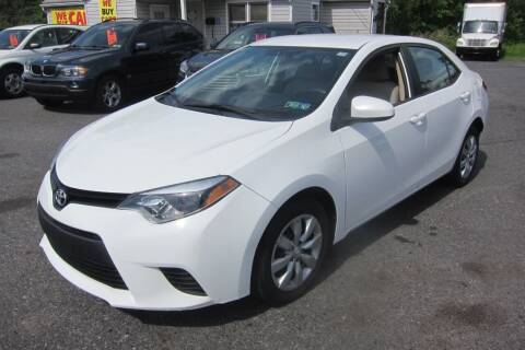2014 Toyota Corolla for sale at K & R Auto Sales,Inc in Quakertown PA