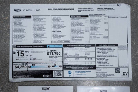 2025 Cadillac CT5-V Blackwing