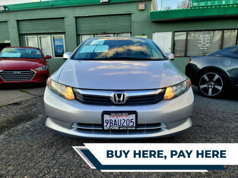 2012 Honda Civic for sale at STARK AUTO SALES INC in Modesto CA