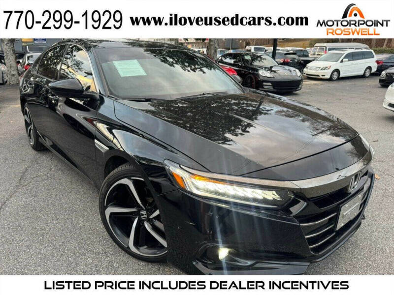 2021 Honda Accord for sale at Motorpoint Roswell in Roswell GA