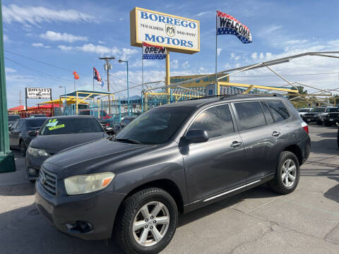 2009 Toyota Highlander for sale at Borrego Motors in El Paso TX