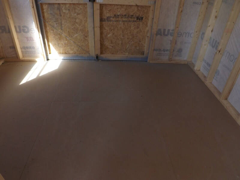 12 x 16 utility w/ side porch pkg