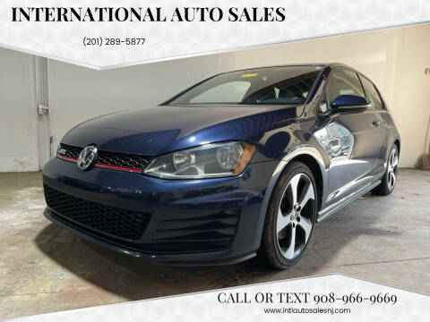 2016 Volkswagen Golf GTI for sale at International Auto Sales in Hasbrouck Heights NJ