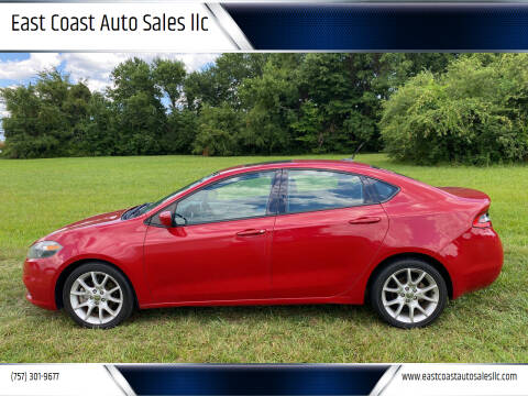 2013 Dodge Dart for sale at East Coast Auto Sales llc in Virginia Beach VA
