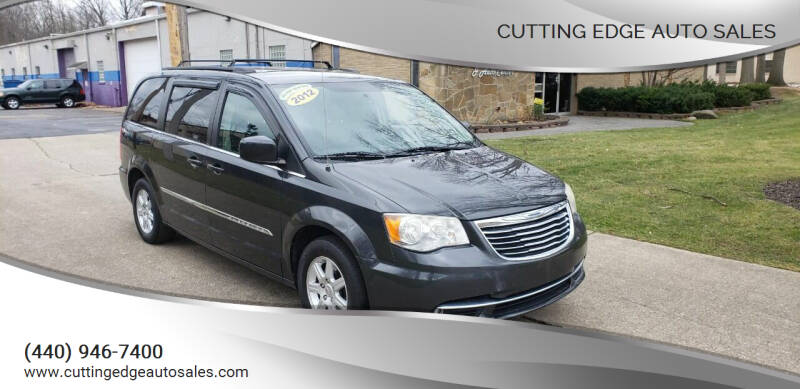 2012 Chrysler Town and Country for sale at Cutting Edge Auto Sales in Willoughby OH