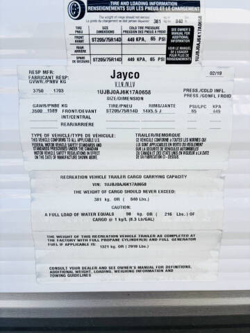 2019 Jayco Jayflight SLX 195RB