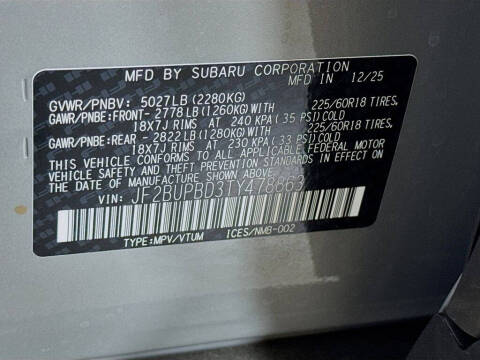 2026 Subaru Outback Premium
