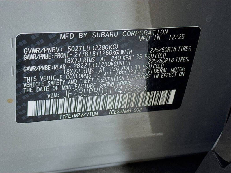 2026 Subaru Outback Premium