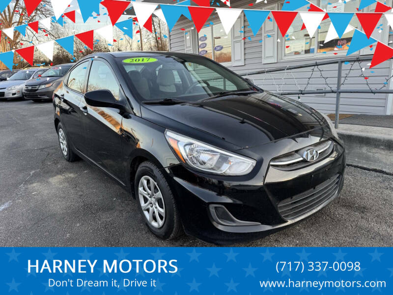 2017 Hyundai Accent for sale at HARNEY MOTORS in Gettysburg PA