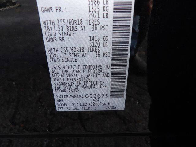 2019 Nissan Pathfinder SV