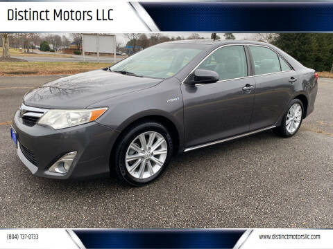 2013 Toyota Camry Hybrid for sale at Distinct Motors LLC in Mechanicsville VA
