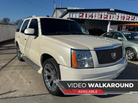 2005 Cadillac Escalade for sale at East Dallas Automotive in Dallas TX