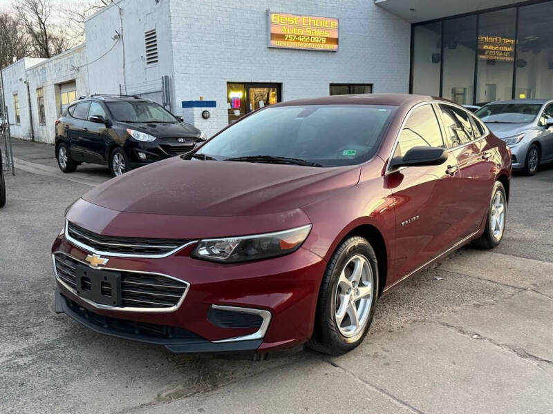 2016 Chevrolet Malibu for sale at Best Choice Auto Sales in Virginia Beach VA