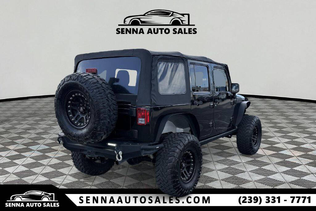 2015 Jeep Wrangler Unlimited for sale at SENNA AUTO SALES in Naples, FL