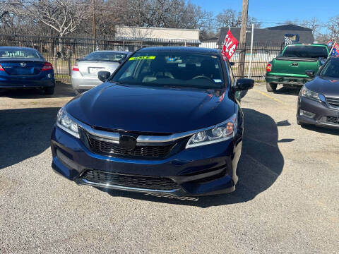 2017 Honda Accord for sale at H&C Auto Sales in Balch Springs TX