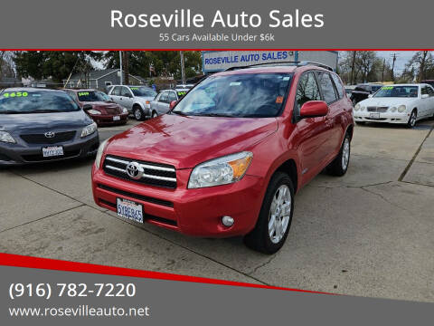 2006 Toyota RAV4 for sale at Roseville Auto Sales in Roseville CA