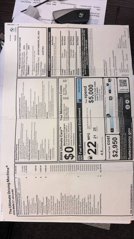 2024 BMW X7 xDrive40i