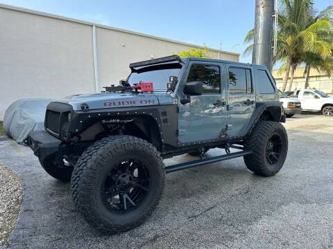 2014 Jeep Wrangler Unlimited for sale at Florida Cool Cars in Fort Lauderdale FL