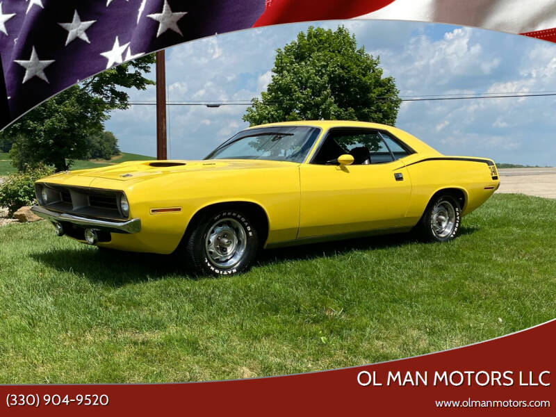 1970 Plymouth Barracuda for sale at Ol Man Motors LLC in Louisville OH