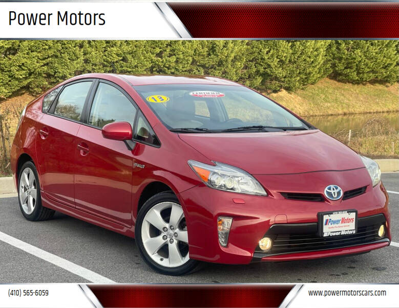 2013 Toyota Prius for sale at Power Motors in Halethorpe MD