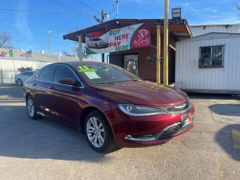 2015 Chrysler 200 for sale at ASHE AUTO SALES, LLC. in Dallas TX