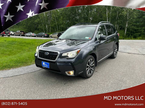 2017 Subaru Forester for sale at MD Motors LLC in Williston VT