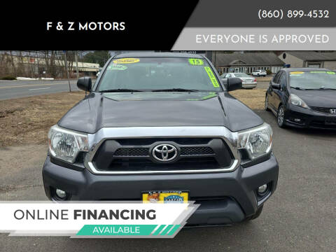 2015 Toyota Tacoma for sale at F & Z MOTORS in Vernon Rockville CT