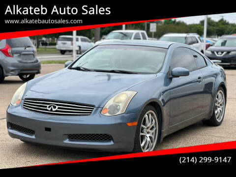 2005 Infiniti G35 for sale at Alkateb Auto Sales in Garland TX