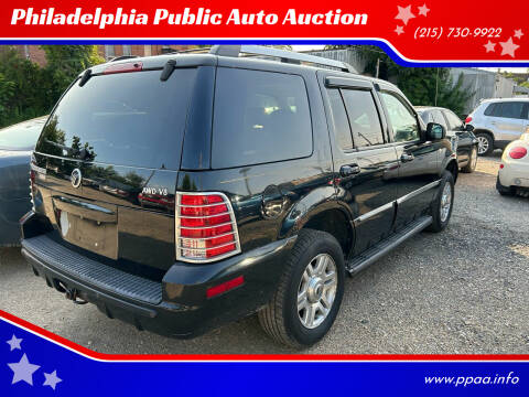 2005 Mercury Mountaineer for sale at Philadelphia Public Auto Auction in Philadelphia PA