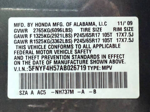 2010 Honda Pilot EX-L