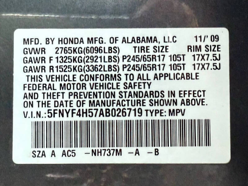 2010 Honda Pilot EX-L
