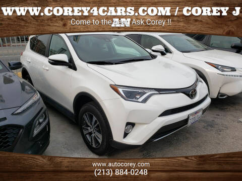 2017 Toyota RAV4 for sale at WWW.COREY4CARS.COM / COREY J AN in Los Angeles CA