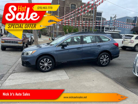 2015 Subaru Outback for sale at Nick Jr's Auto Sales in Philadelphia PA